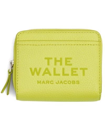 Marc Jacobs The Leather Mini Compact Wallet - Yellow