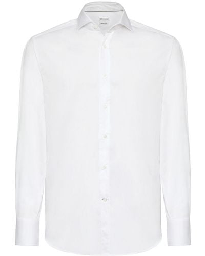 Brunello Cucinelli Button-up Overhemd - Wit