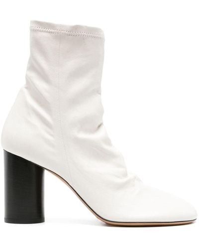 Isabel Marant Labee Low 85mm Boots - White