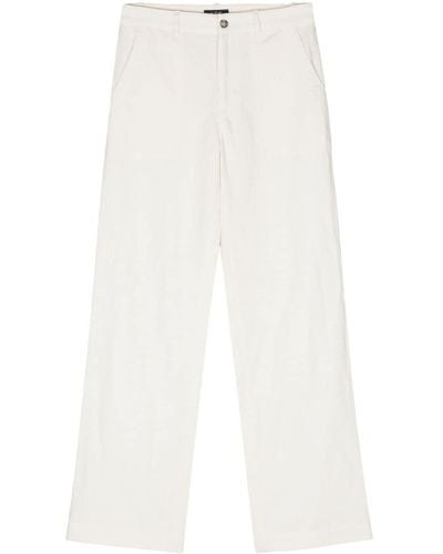 A.P.C. Seaside Straight Trousers - ホワイト