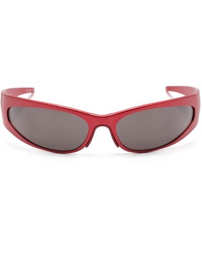 Balenciaga Reverse Xpander 2.0 Rectangle-frame Sunglasses - Pink