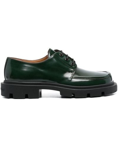 Green shop derby shoes