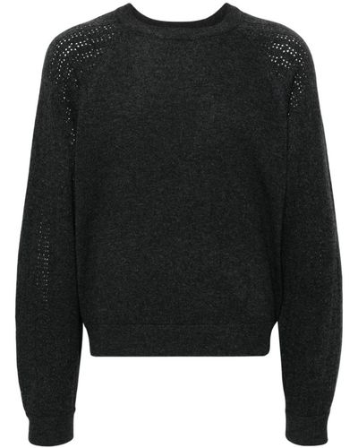 Random Identities Crew-neck Wool-cashmere Sweater - Black