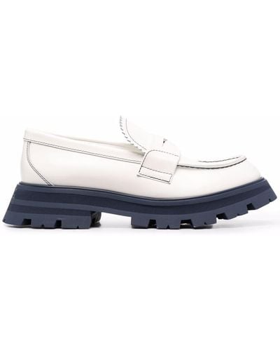 Alexander McQueen Wander Chunky Lug Loafers - White