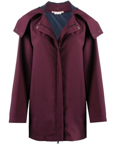 Marni Short Hooded Jacket - Purple
