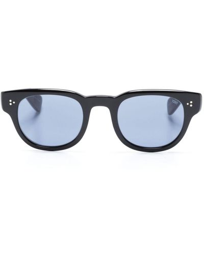 Eyevan 7285 Sonnenbrille mit rundem Gestell - Blau