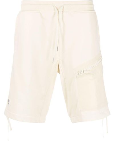 Blauer Pantalones cortos de chándal con parche del logo - Neutro