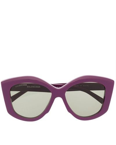 Balenciaga Power Butterfly-frame Sunglasses - Multicolor