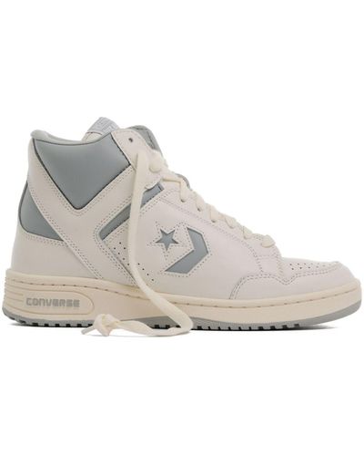 Converse Weapon Hi Leather Sneakers - White