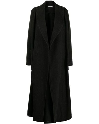 Dusan Double-breasted Cashmere Coat - Black