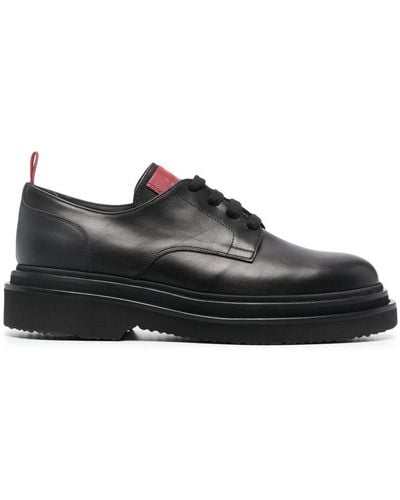 424 Leather Derby Shoes - Black