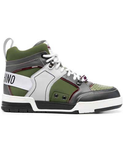 Green Moschino Sneakers for Men | Lyst