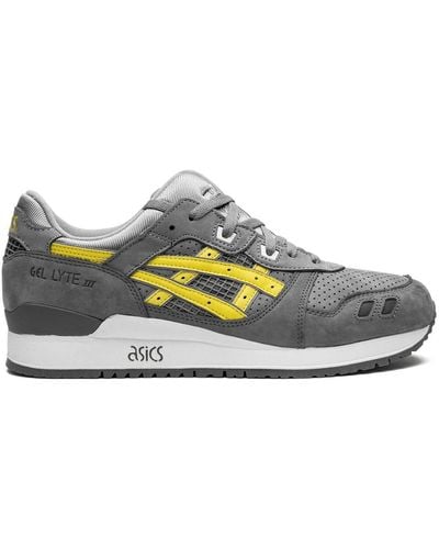 Asics X Ronnie Fieg Gel-lyte Iii Remastered "super Yellow" Sneakers - Gray