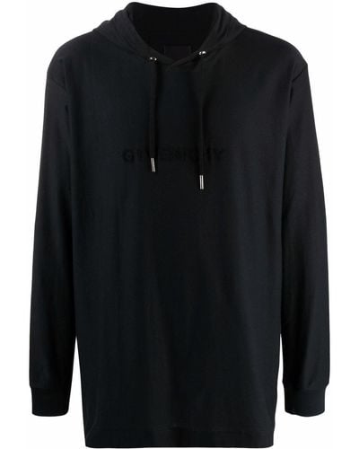 Givenchy 4g Motif Oversized Hoodie - Blue