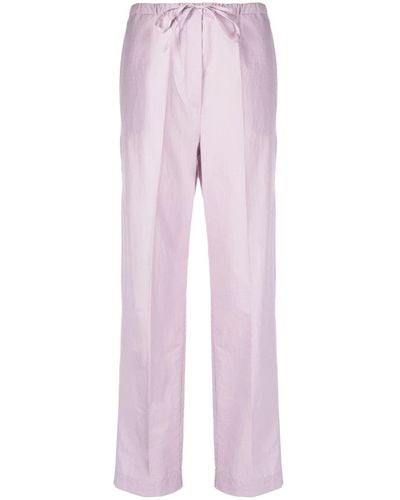 Totême Straight-leg Drawstring Pants - Pink