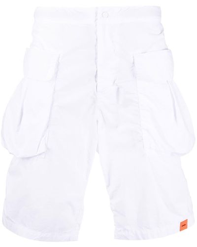 Aspesi Four-pocket Cotton Bermuda Shorts - White