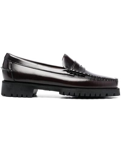 Sebago Mocassins Dan à entaille penny - Noir