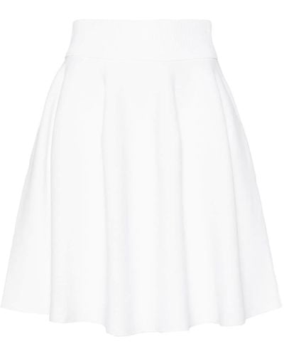 P.A.R.O.S.H. Roma knitted skirt - Blanc