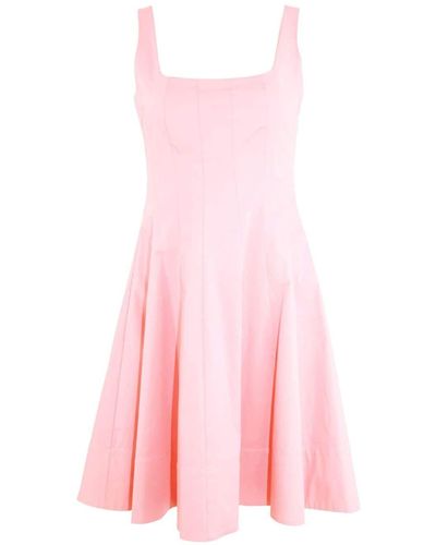 STAUD Wells Sleeveless Minidress - Pink