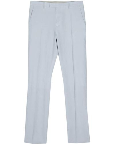 Paul Smith Tailored Linen Trousers - Blue