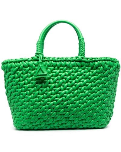 Alanui Sac cabas Icon en cuir - Vert