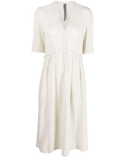 Raquel Allegra Klassisches Kleid - Weiß