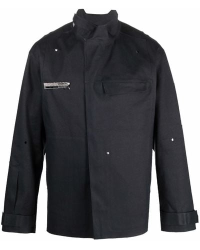 A_COLD_WALL* Manteau à design imperméable - Noir