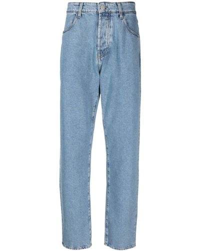 Rohe Straight-leg Washed-denim Jeans - Blue