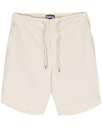 Barbour Textured Bermuda Shorts - Natural