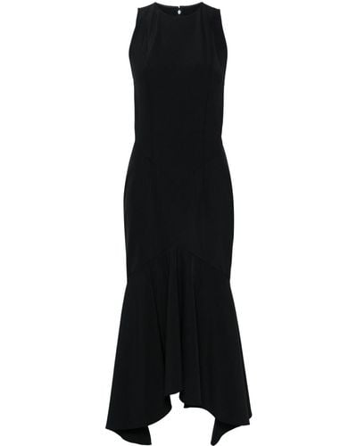 Alexandre Vauthier Seam-detailed Flared Maxi Dress - Black