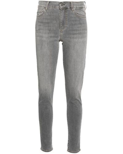 Liu Jo High-rise Skinny Jeans - Grey
