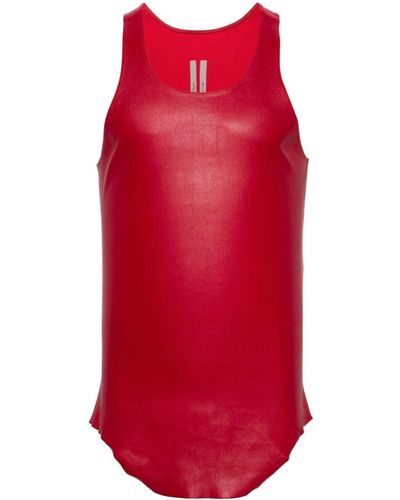 Rick Owens Top con espalda de nadador - Rojo