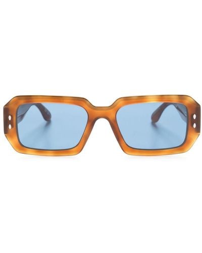 Isabel Marant Rectangle-frame Sunglasses - Blue