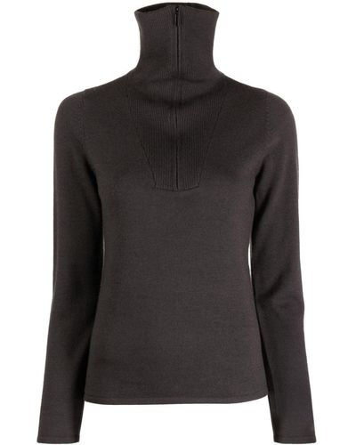 Jane Robyn Fine-knit Sweater - Black