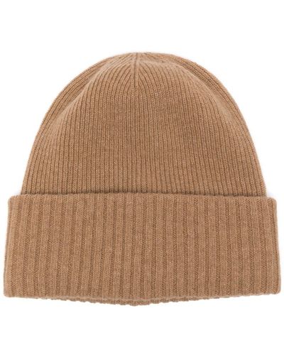 Woolrich Ribbed-knit Design Beanie - Natural