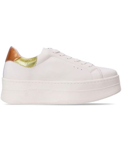 KG by Kurt Geiger Laney Eagle Leather Sneakers - White