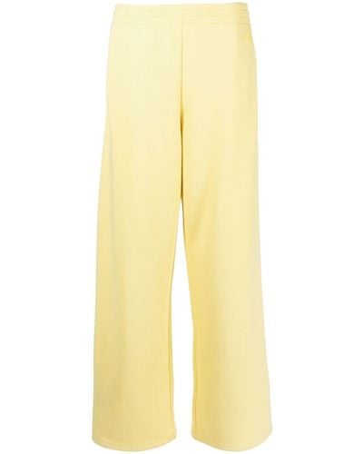 Moncler Wide-leg Track Trousers - Yellow