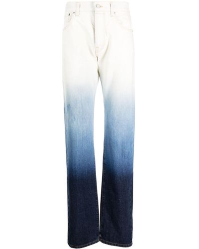 JORDANLUCA Egeus High-rise Straight-leg Jeans - Blue