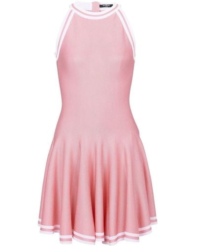 Balmain ノースリーブ ドレス - ピンク