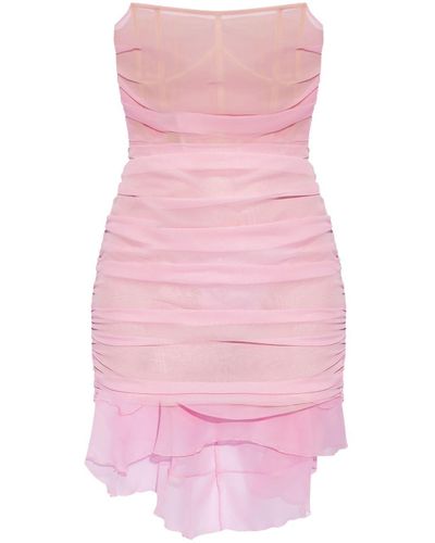 The Mannei Jeanne Strapless Minidress - Pink