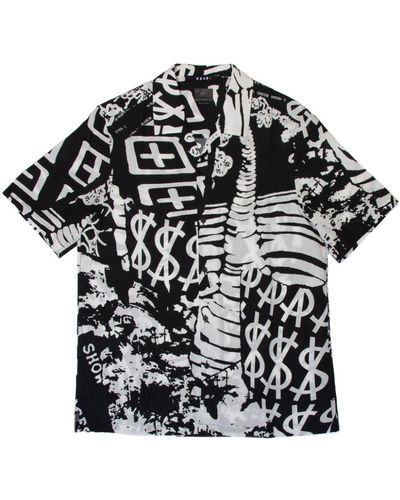 Ksubi Overhemd Met Print - Zwart