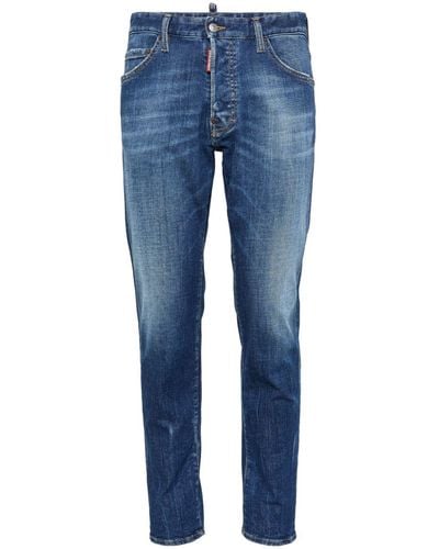 DSquared² Mid-rise Skinny Jeans - Blue
