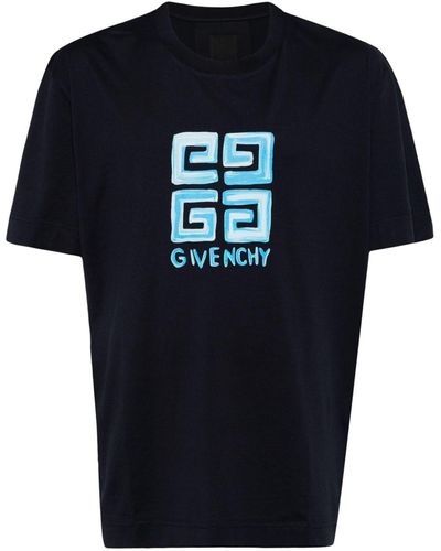 Givenchy 4g-print Cotton T-shirt - Black