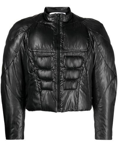 Natasha Zinko Muscle Puffer Jacket - Black