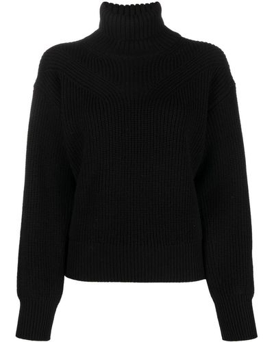 P.A.R.O.S.H. Chunky-knit Wool Sweater - Black