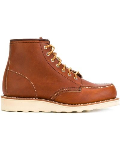 Red Wing Lace-up Loafer Boots - Brown