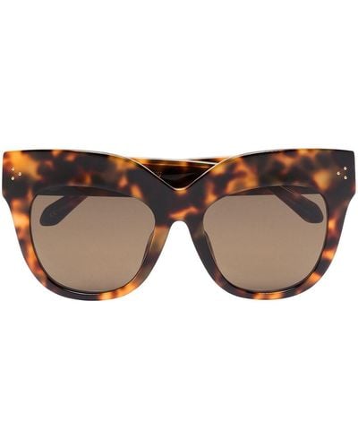 Linda Farrow Dunaway Oversize-frame Sunglasses - Brown