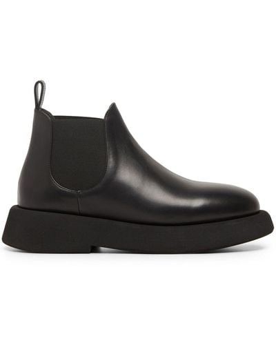 Marsèll Gommellone Leather Chelsea Boots - Black