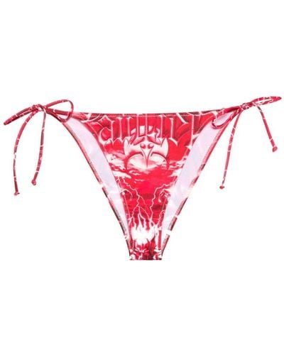 Jean Paul Gaultier Diablo Bikini Bottoms - Red