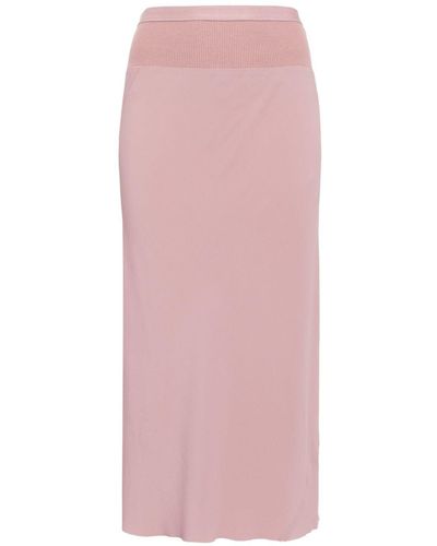 Rick Owens Lido Bias Skirt - Pink